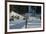 Speed Limit Sign and Snowmobiles-W. Perry Conway-Framed Photographic Print