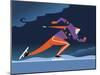Speed skater-Harry Briggs-Mounted Giclee Print