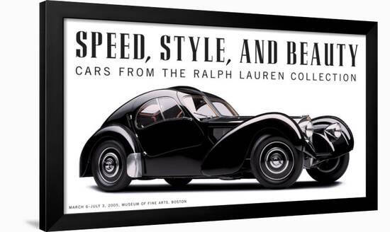 Speed, Style and Beauty-Michael Furman-Framed Art Print