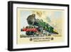 Speed to the West-null-Framed Art Print