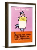 Speed Your Mail-Harry Stevens-Framed Art Print