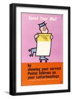 Speed Your Mail-Harry Stevens-Framed Art Print