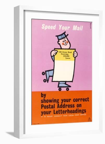 Speed Your Mail-Harry Stevens-Framed Art Print