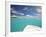 Speedboat Arriving in Tropical Beach, Maldives, Indian Ocean, Asia-Sakis Papadopoulos-Framed Photographic Print