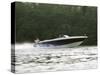 Speedboat on Water-null-Stretched Canvas