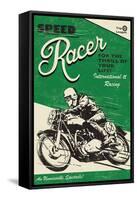 Speede Racer-Rocket 68-Framed Stretched Canvas
