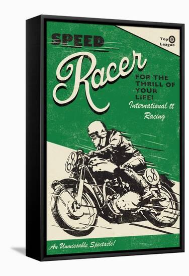 Speede Racer-Rocket 68-Framed Stretched Canvas