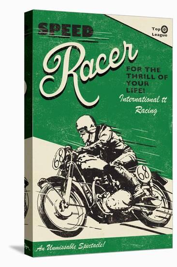 Speede Racer-Rocket 68-Stretched Canvas