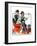 "Speeding Along", July 19,1924-Norman Rockwell-Framed Giclee Print