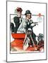 "Speeding Along", July 19,1924-Norman Rockwell-Mounted Giclee Print