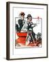 "Speeding Along", July 19,1924-Norman Rockwell-Framed Giclee Print