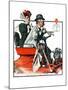 "Speeding Along", July 19,1924-Norman Rockwell-Mounted Giclee Print