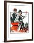 "Speeding Along", July 19,1924-Norman Rockwell-Framed Giclee Print