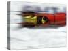 Speeding Bobsled-null-Stretched Canvas