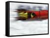 Speeding Bobsled-null-Framed Stretched Canvas