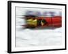 Speeding Bobsled-null-Framed Photographic Print