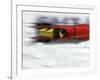 Speeding Bobsled-null-Framed Photographic Print