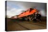 Speeding Locomotive-Steve mc-Stretched Canvas