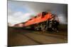 Speeding Locomotive-Steve mc-Mounted Photographic Print