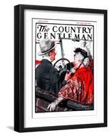 "Speeding Oldsters," Country Gentleman Cover, July 18, 1925-William Meade Prince-Framed Giclee Print