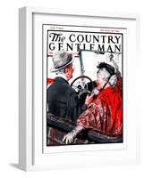 "Speeding Oldsters," Country Gentleman Cover, July 18, 1925-William Meade Prince-Framed Giclee Print