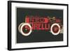 Speeding Roadster-null-Framed Art Print