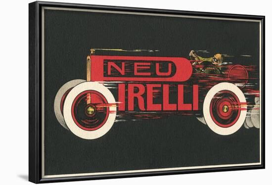 Speeding Roadster-null-Framed Art Print