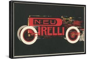 Speeding Roadster-null-Framed Art Print