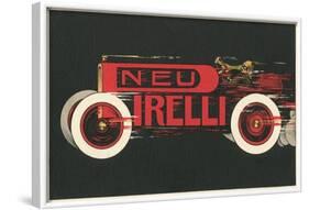 Speeding Roadster-null-Framed Art Print
