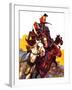 "Speeding Stagecoach,"February 6, 1937-Maurice Bower-Framed Giclee Print