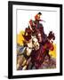 "Speeding Stagecoach,"February 6, 1937-Maurice Bower-Framed Giclee Print