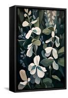 Speedwell Flowers Field-Lea Faucher-Framed Stretched Canvas