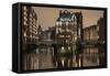 Speicherstadt District, Hafencity, Hamburg, Germany, Europe-Ben Pipe-Framed Stretched Canvas