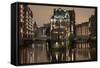 Speicherstadt District, Hafencity, Hamburg, Germany, Europe-Ben Pipe-Framed Stretched Canvas