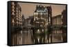 Speicherstadt District, Hafencity, Hamburg, Germany, Europe-Ben Pipe-Framed Stretched Canvas