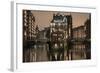 Speicherstadt District, Hafencity, Hamburg, Germany, Europe-Ben Pipe-Framed Photographic Print