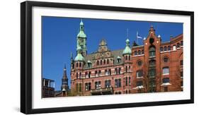 Speicherstadt, Hamburg, Germany, Europe-Hans-Peter Merten-Framed Photographic Print