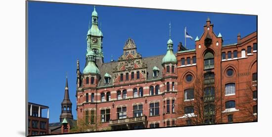 Speicherstadt, Hamburg, Germany, Europe-Hans-Peter Merten-Mounted Photographic Print