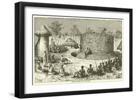 Speke before King Rumanika-null-Framed Giclee Print