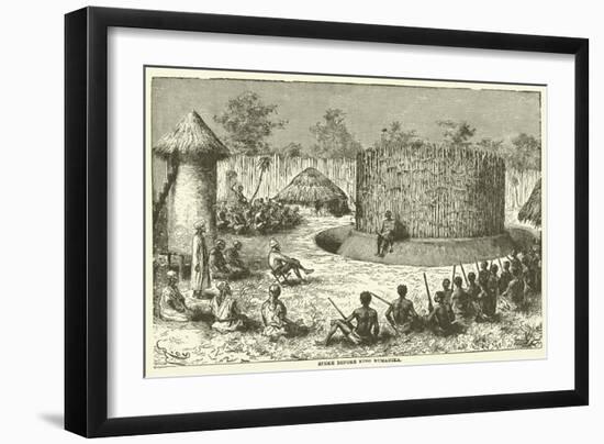 Speke before King Rumanika-null-Framed Giclee Print