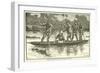 Speke Circumnavigating Lake Victoria-null-Framed Giclee Print