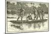 Speke Circumnavigating Lake Victoria-null-Mounted Giclee Print