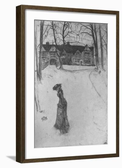 'Speke Hall', 1870-James Abbott McNeill Whistler-Framed Giclee Print