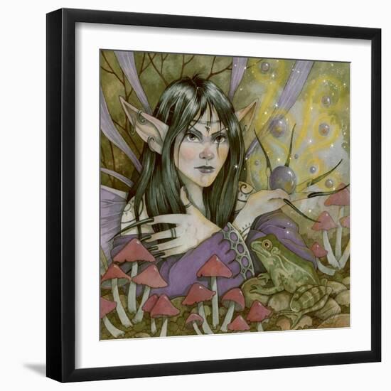 Spell Casting Fae-Linda Ravenscroft-Framed Giclee Print