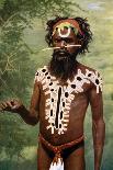 An Emu Man Performing the Sacred Totem of His Group, Australia, 1922-Spencer and Gillen-Framed Stretched Canvas