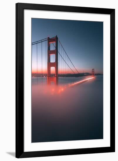 Spencer Battery Fog Golden Gate Bridge, San Francisco California Travel-Vincent James-Framed Photographic Print