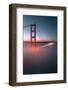 Spencer Battery Fog Golden Gate Bridge, San Francisco California Travel-Vincent James-Framed Photographic Print