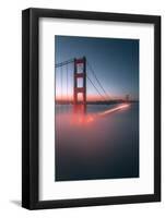 Spencer Battery Fog Golden Gate Bridge, San Francisco California Travel-Vincent James-Framed Photographic Print