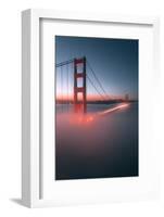 Spencer Battery Fog Golden Gate Bridge, San Francisco California Travel-Vincent James-Framed Photographic Print