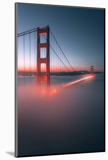 Spencer Battery Fog Golden Gate Bridge, San Francisco California Travel-Vincent James-Mounted Photographic Print